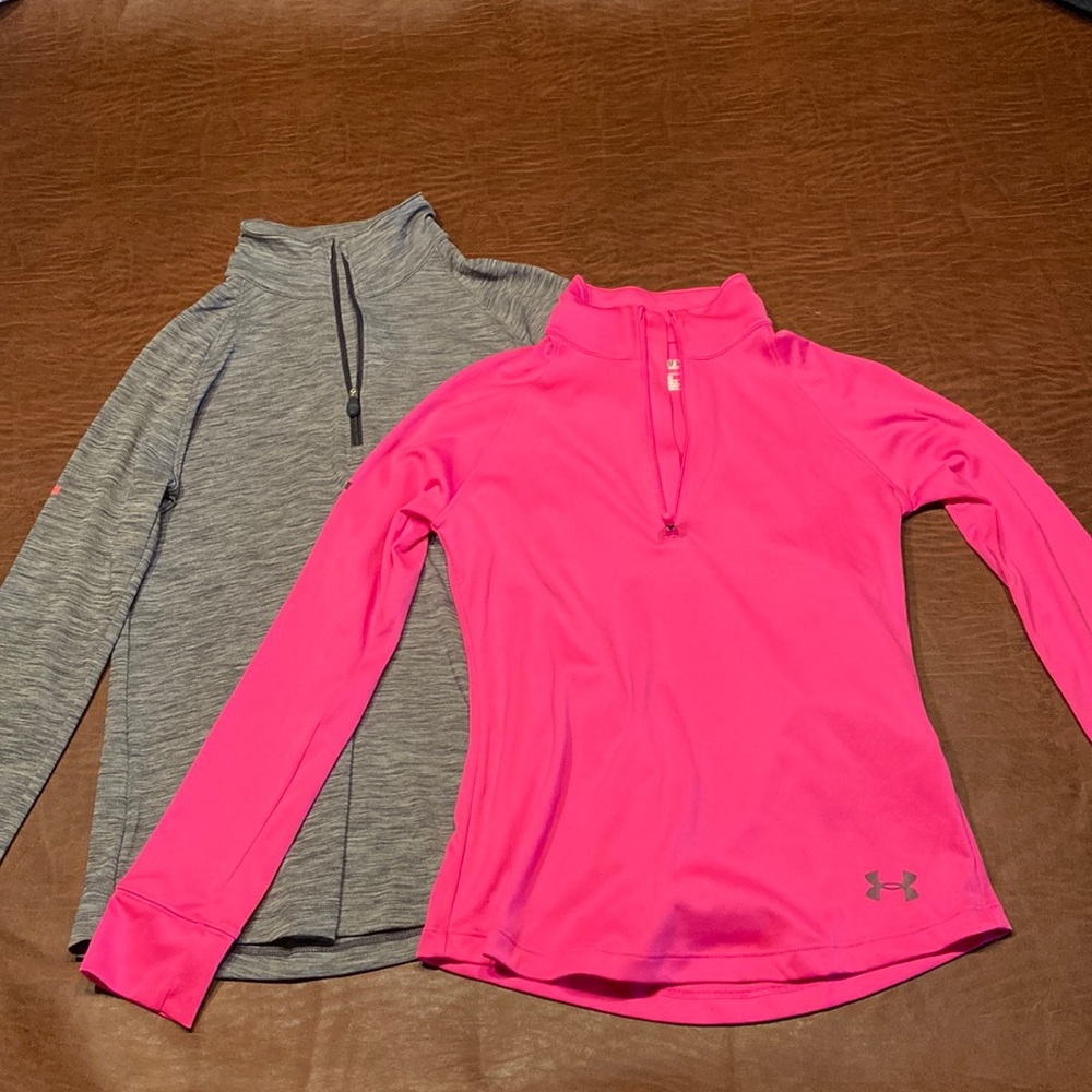 Under Armour girls quarter zips